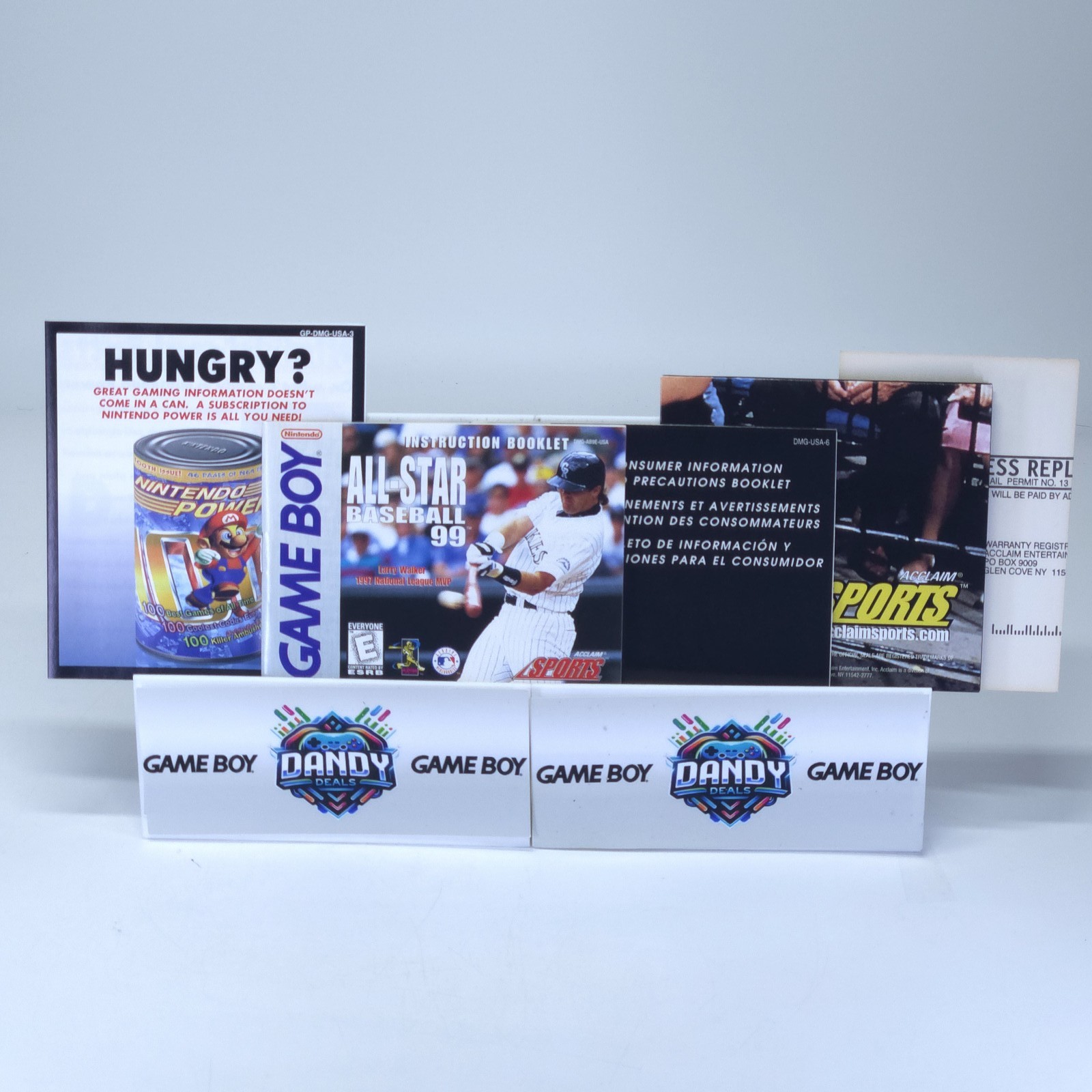 All-Star Baseball 99 GB W/ Poster + Manual + Inserts – GameBoy