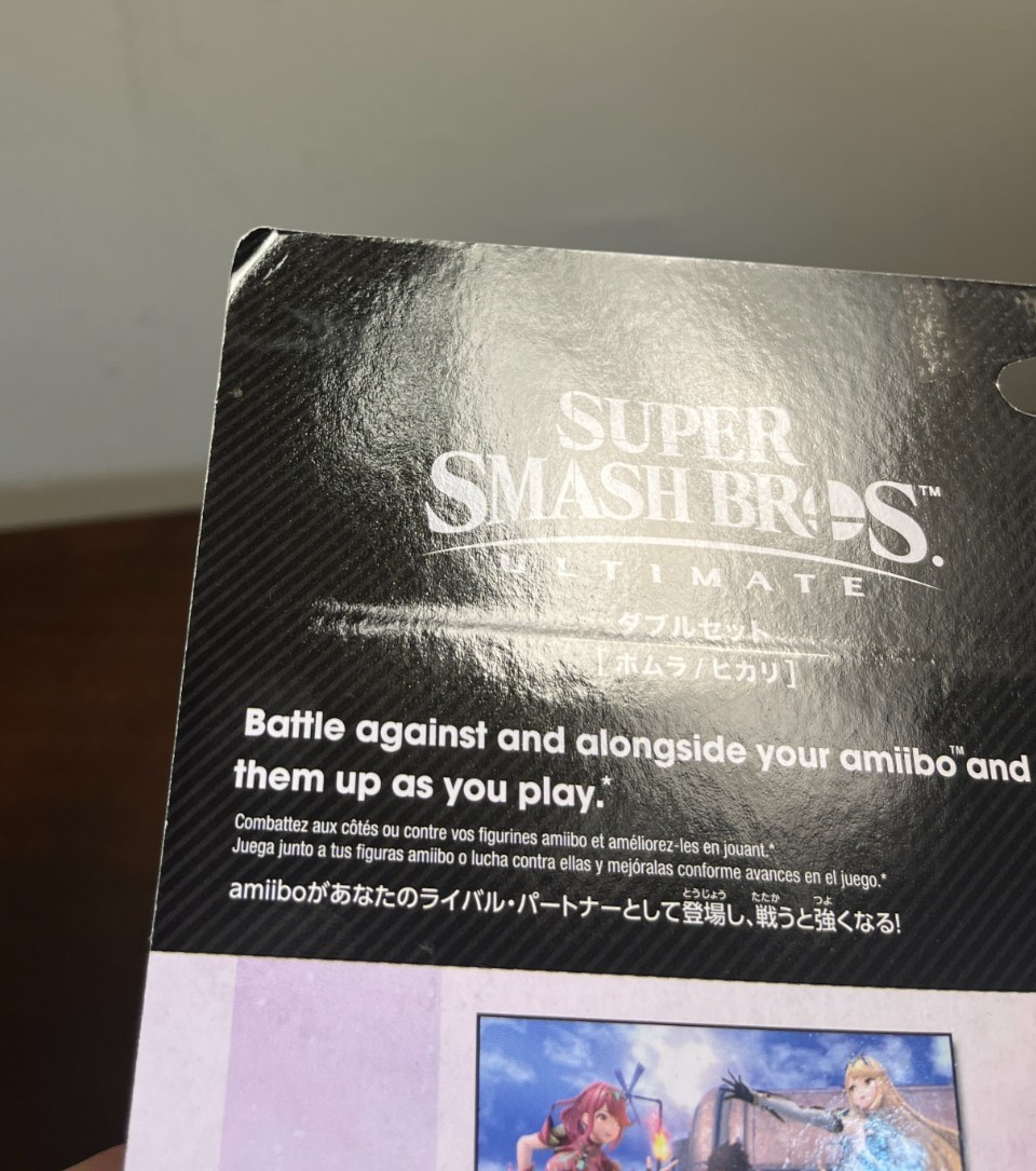 Nintendo Super Smash Bros Pyra & Mythra Amiibo 2 Pack Character Figure