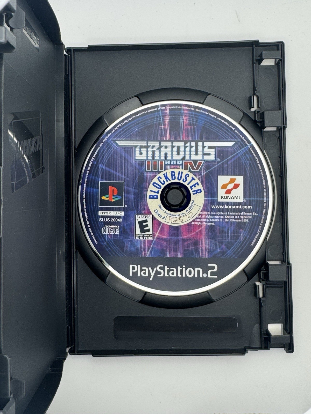 Gradius III and IV BLOCKBUSTER (Sony PlayStation 2) No Manual Tested