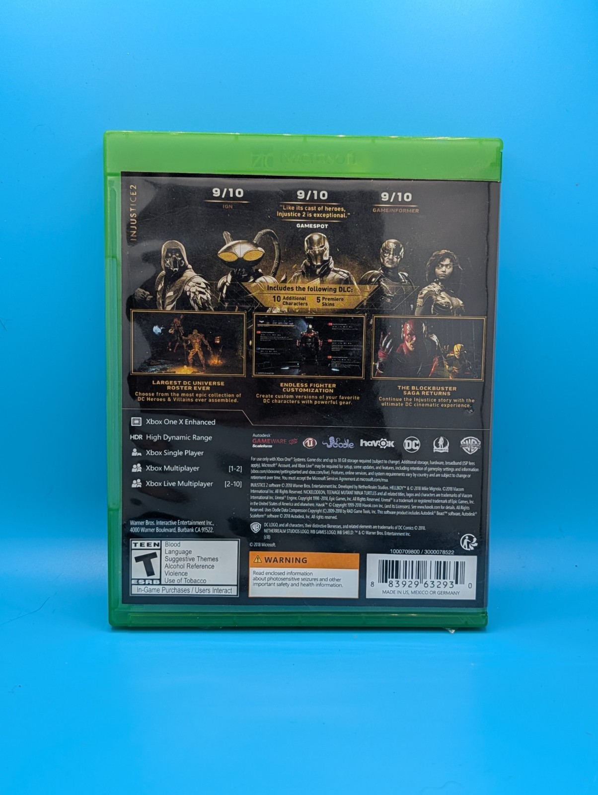 Warner Bros. Interactive Injustice 2 Legendary Edition Xbox One T NTSC-U/C HDR