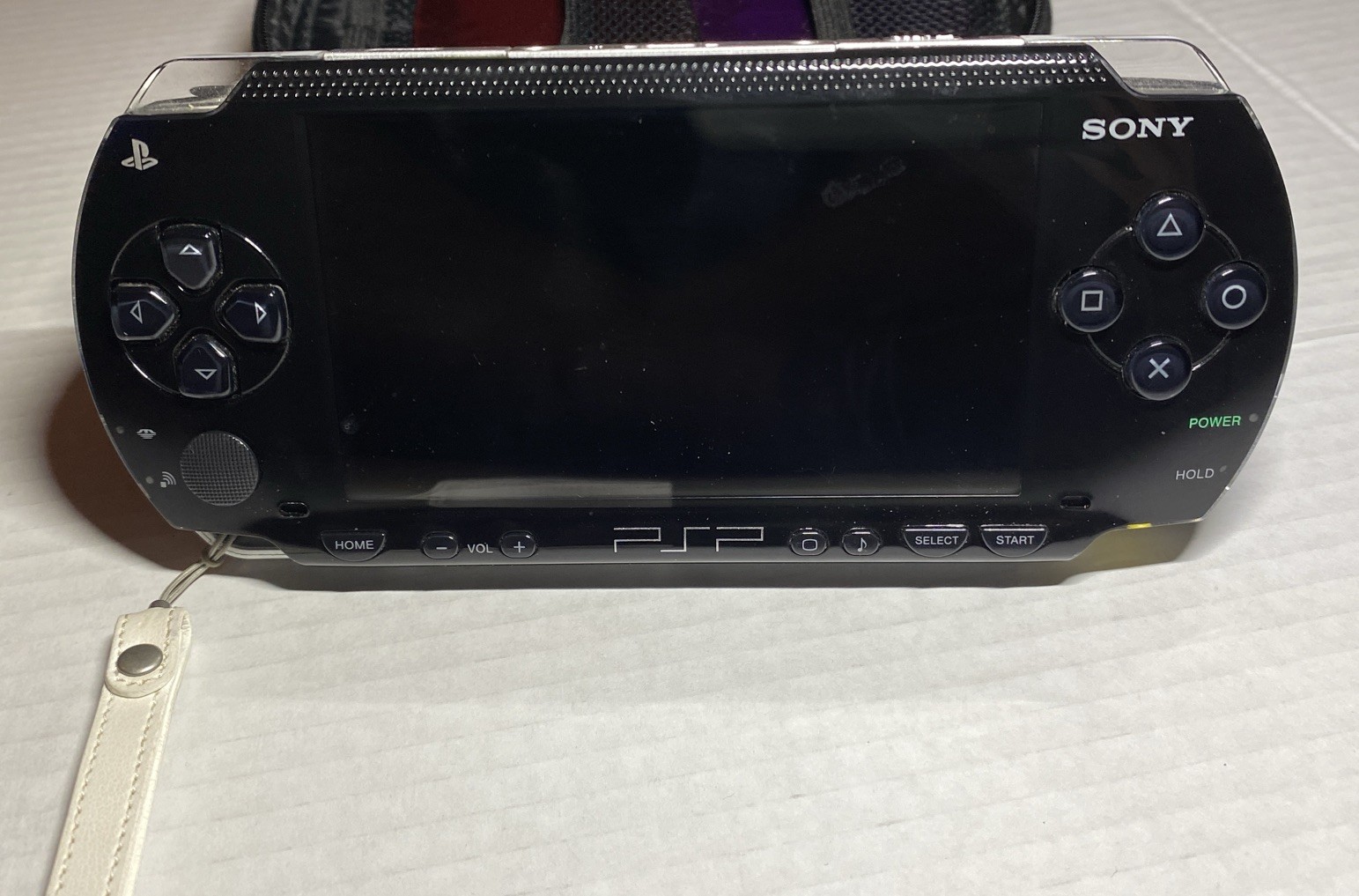 Sony PSP 1001 Black Console & Battery, Comes With Charger & Case Tested.