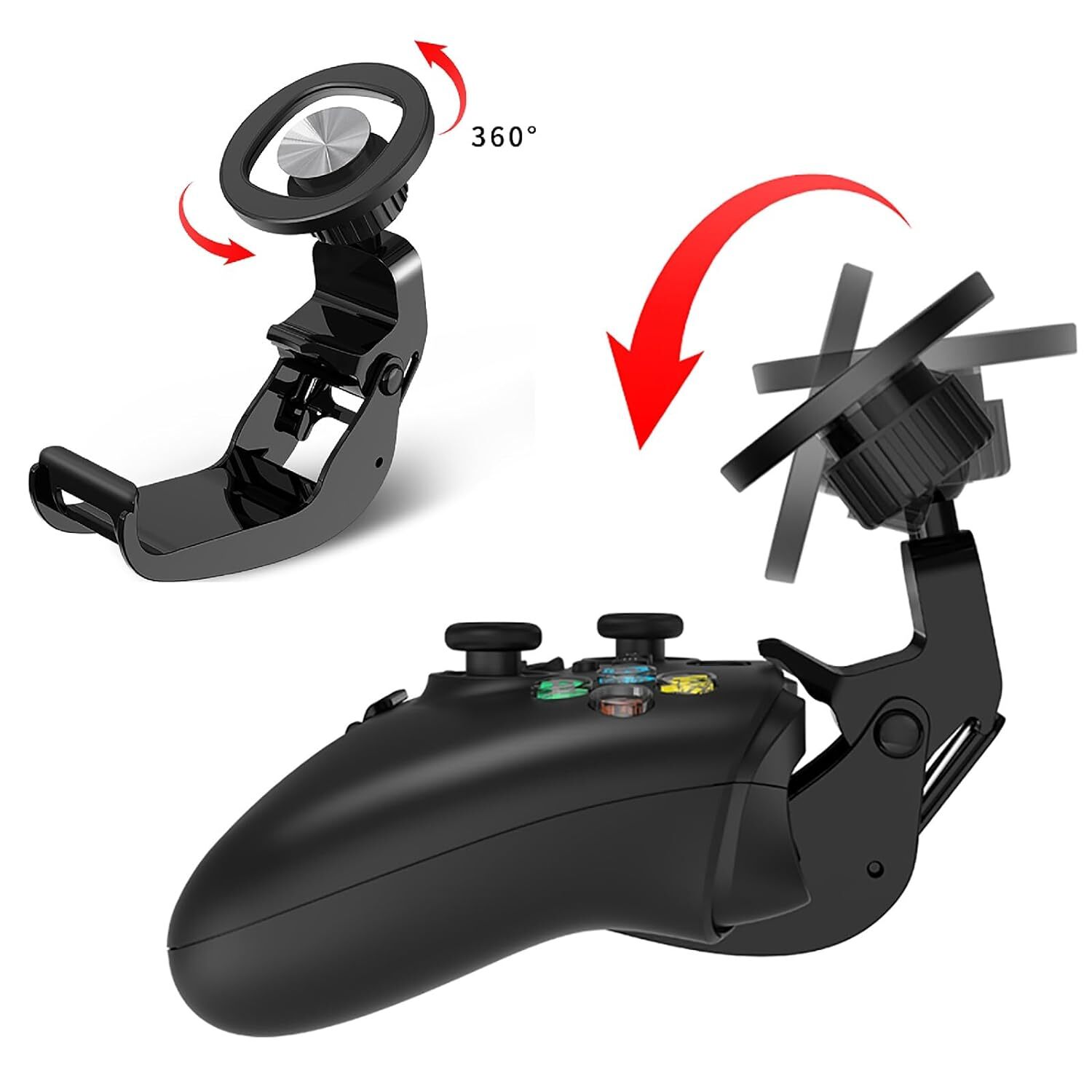 Controller Clip Magnetic Gaming Phone Holder for Xbox