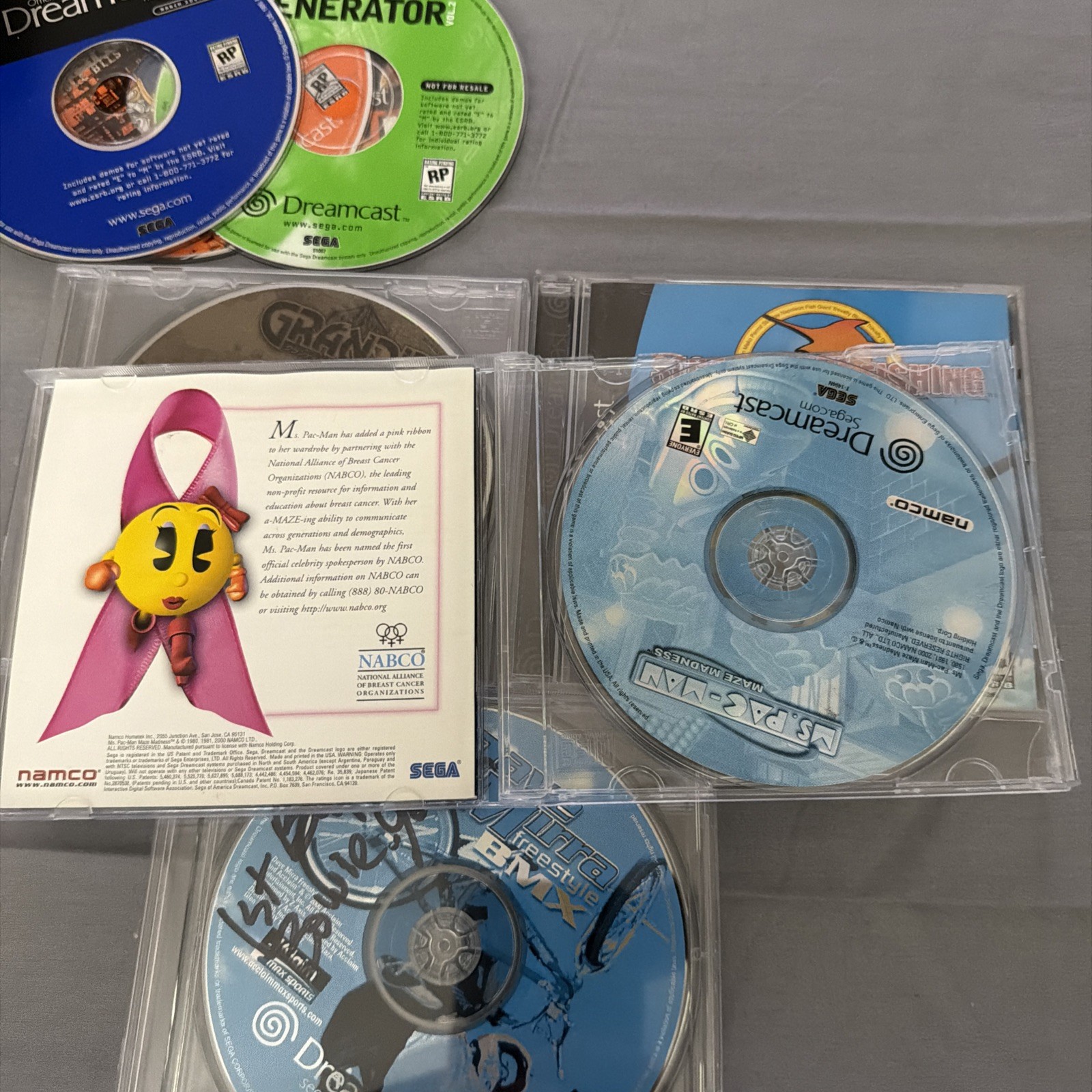 SEGA DREAMCAST GAME LOT – 4 GAMES TOTAL + Generator- TESTED AND VERIFIED WORKING