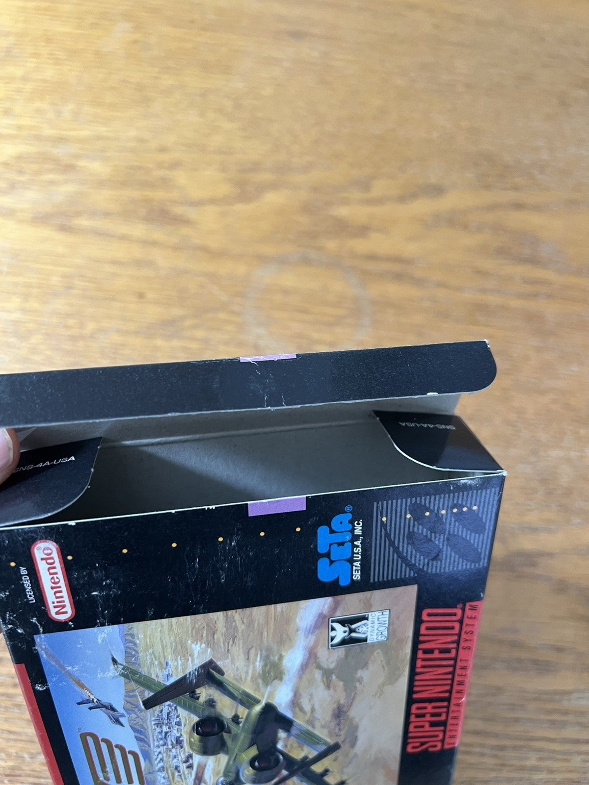 Air Strike Patrol A.S.P Super Nintendo Game Complete in Box W/ Manual CIB SNES