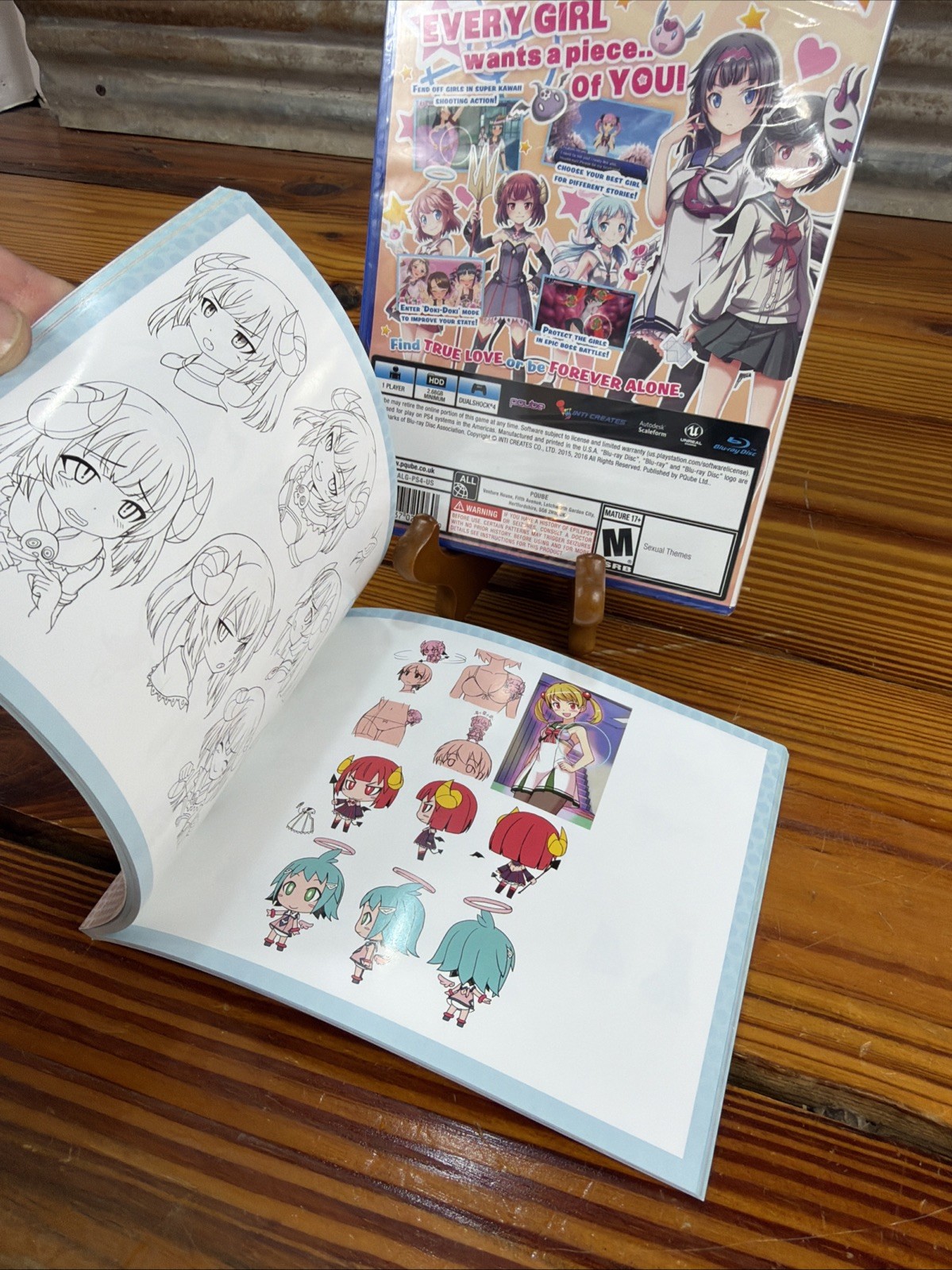 Gal Gun Double Peace Playstation 4 PS4 W/Art Booklet New Factory Sealed