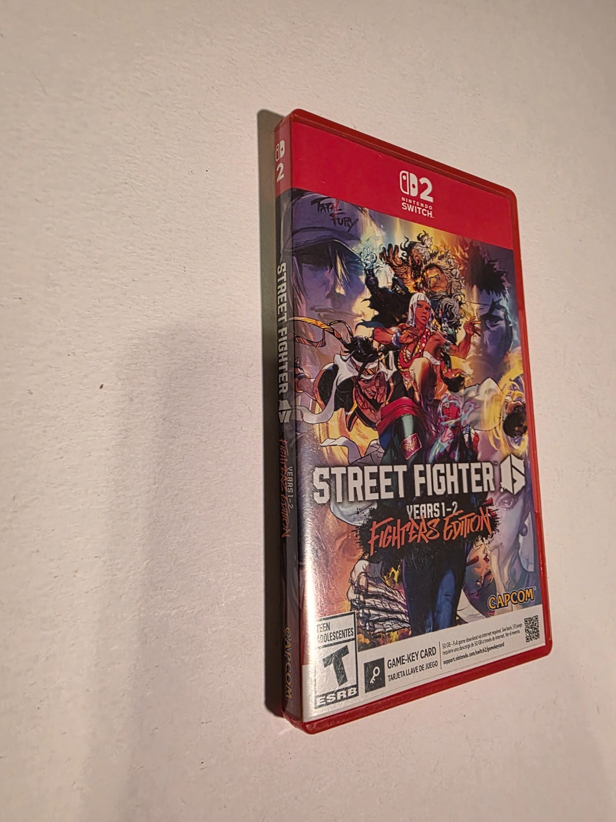 Street Fighter 6 Year 1-2 Fighters (Nintendo Switch 2, 2025) ☆ CASE ☆ No Game ☆