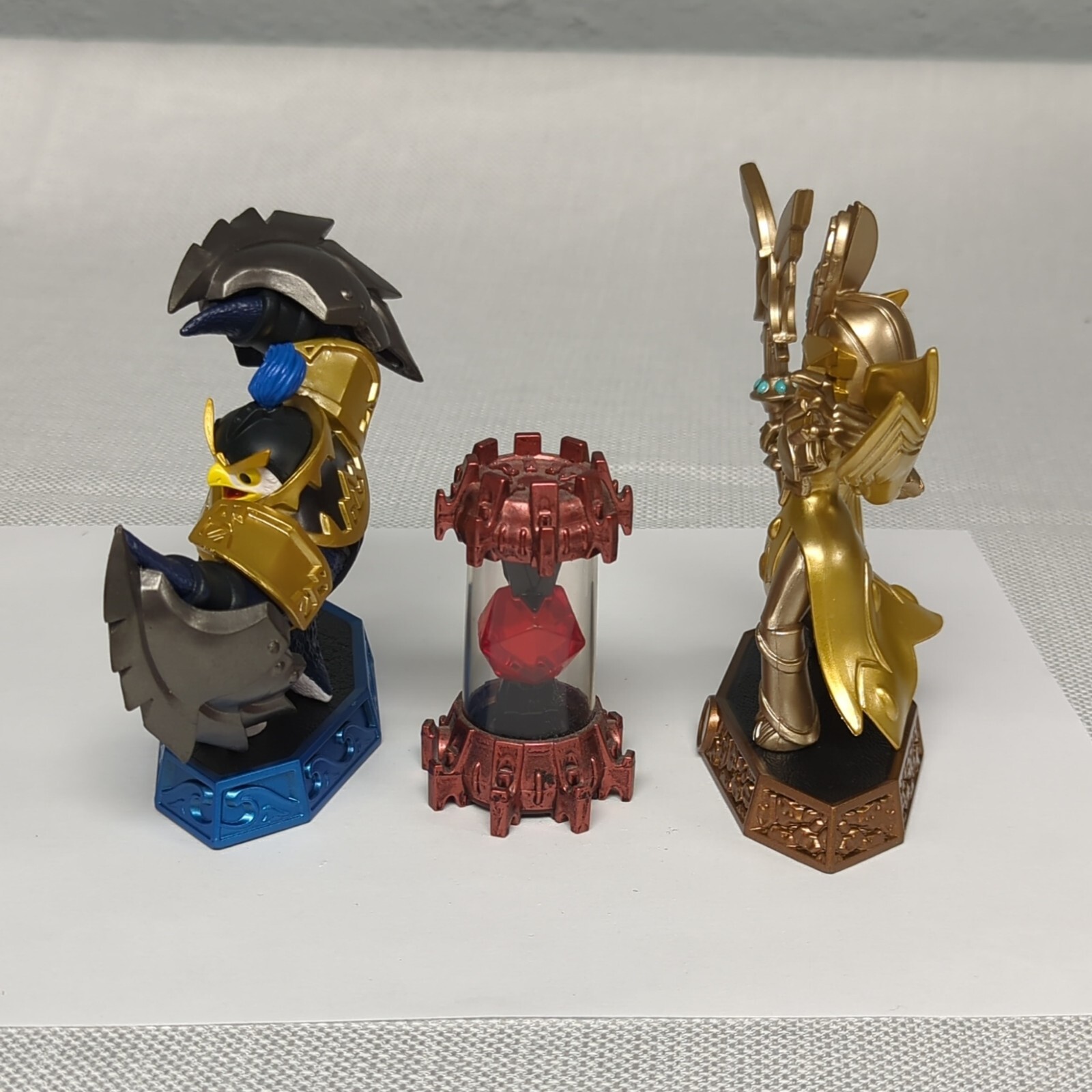 Skylanders King Pen Golden Queen Fire Reactor Crystal Lot of 3 Figures