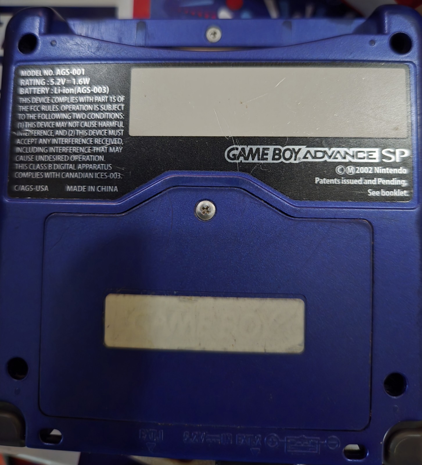 nintendo game boy advance sp With Charger