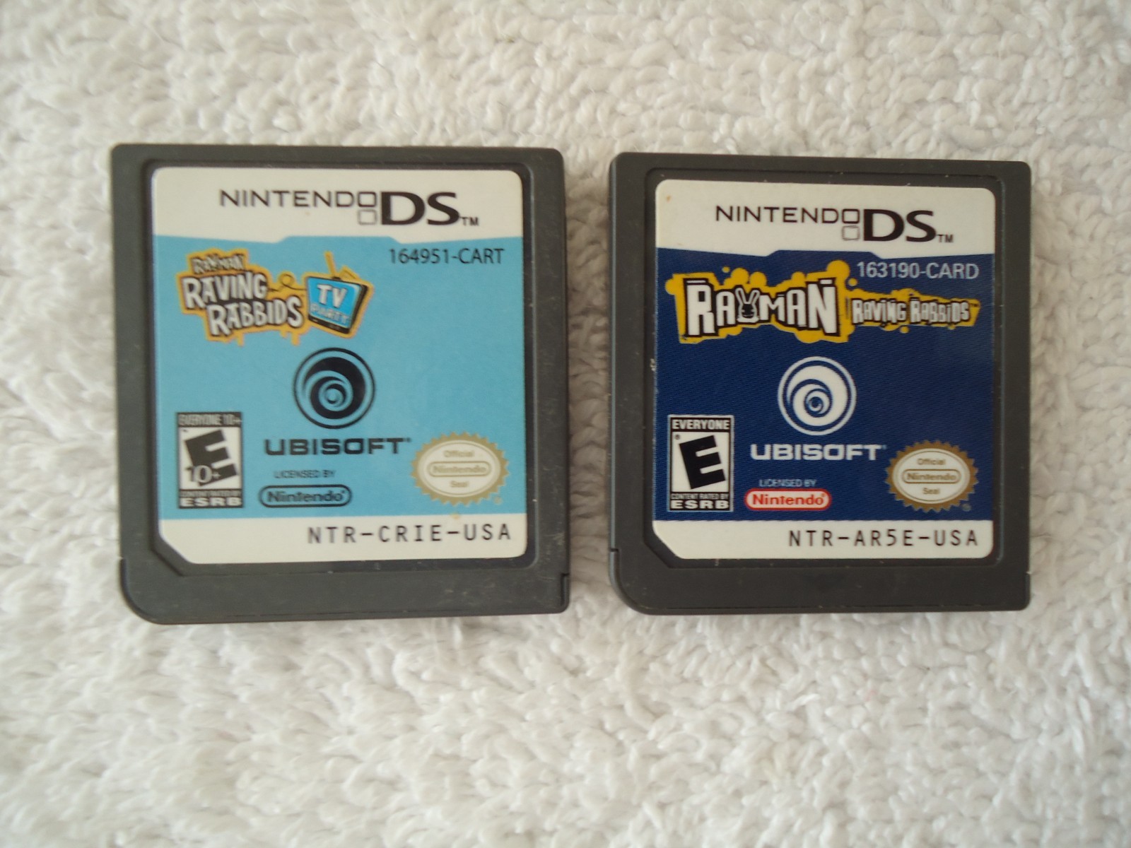 Lot Of 2 Nintendo DS Games,1,Rayman Raving Rabbids TV Party,1,Rayman Raving Rabb