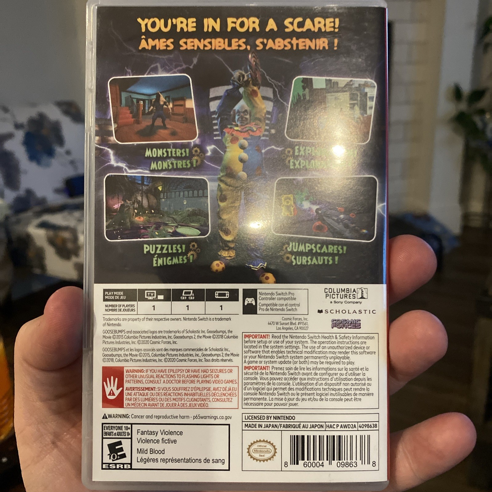 Goosebumps: The Game for Nintendo Switch, Pre-Owned And Dead Of Night – 2 Games