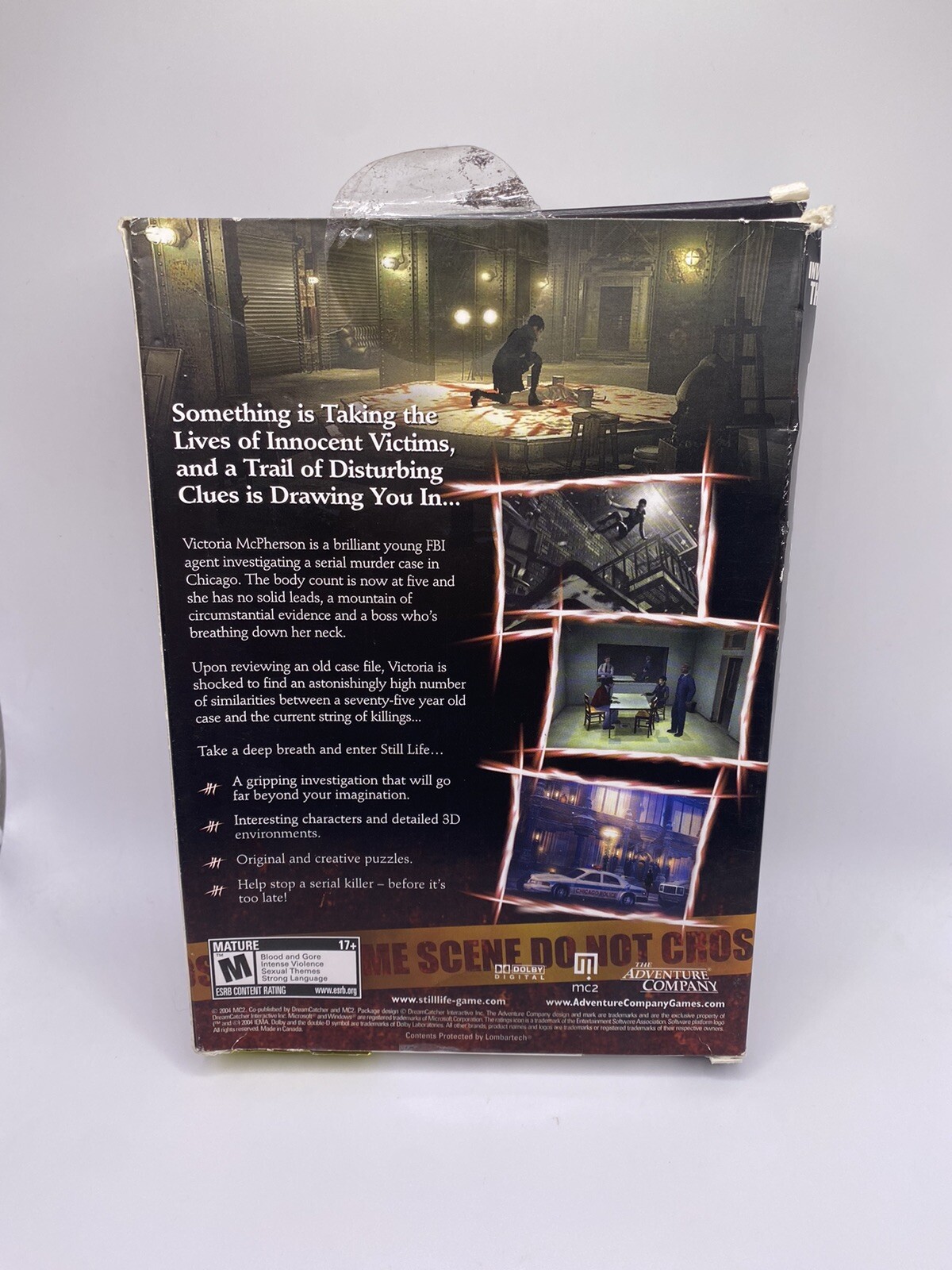 STILL LIFE III (2004, PC Game) The Adventure Company CIB