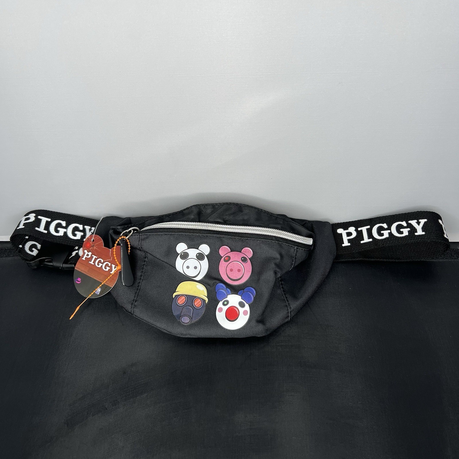 Piggy Roblox Official Fanny Pack – Black Waist Bag – NEW