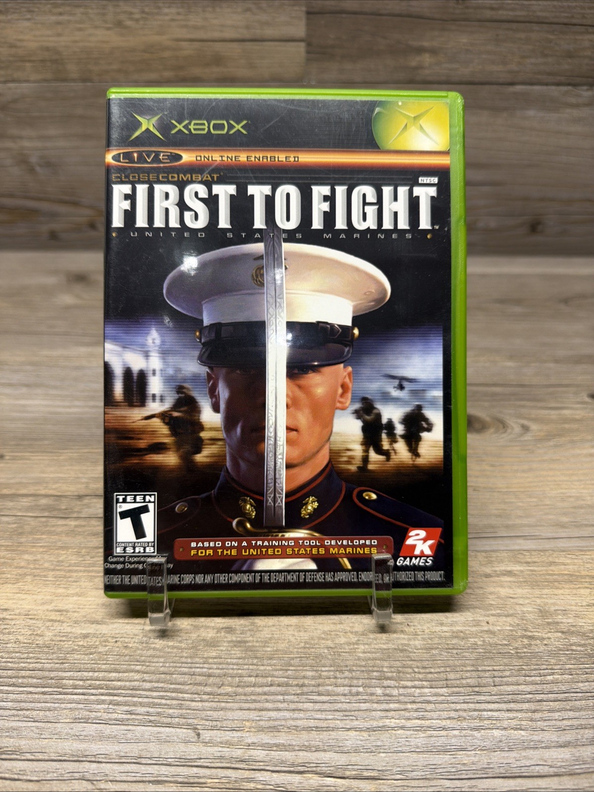 Close Combat: First to Fight Xbox 2005 Registration Card Included Tested Read !!