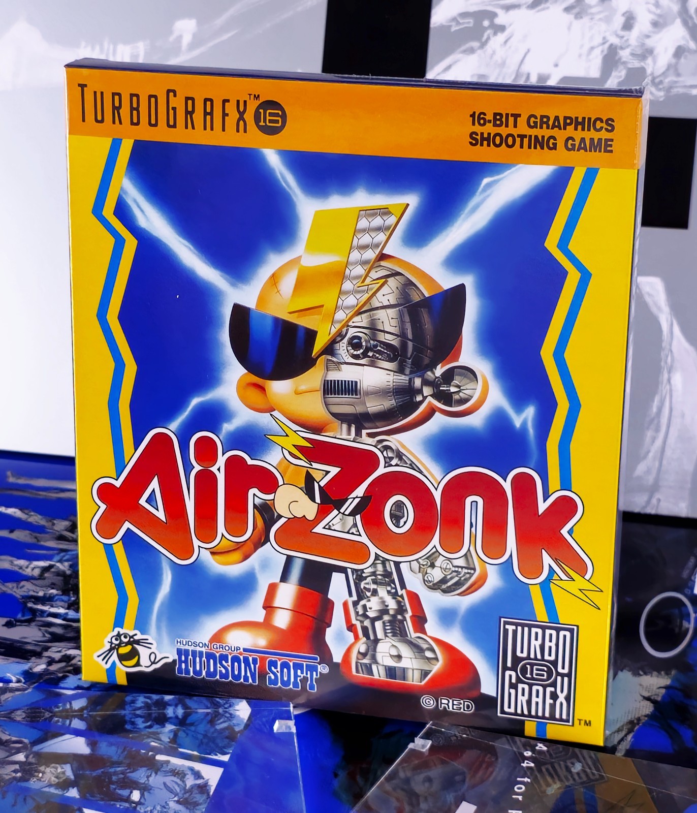 PC Engine PCEWorks Air Zonk TurboGrafx 16 Styled pce works