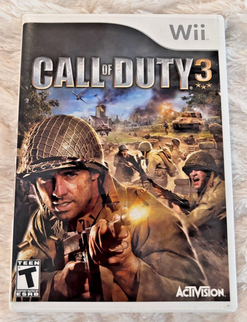 Wii 6 Games Call of Duty 3, Zumba Fitness, Deer Drive 3, Kongfu Panda, Spong Bob