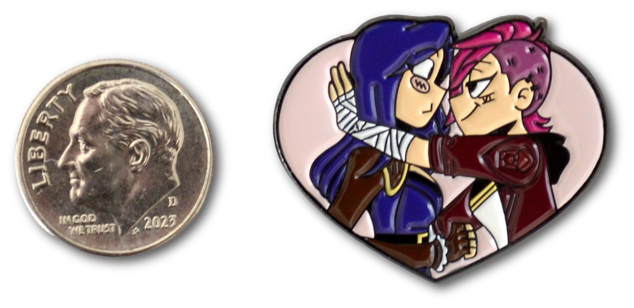LoL Caitlyn Vi League of Legends Arcane Soft Enamel Pin Lapel Brooch Anime Game
