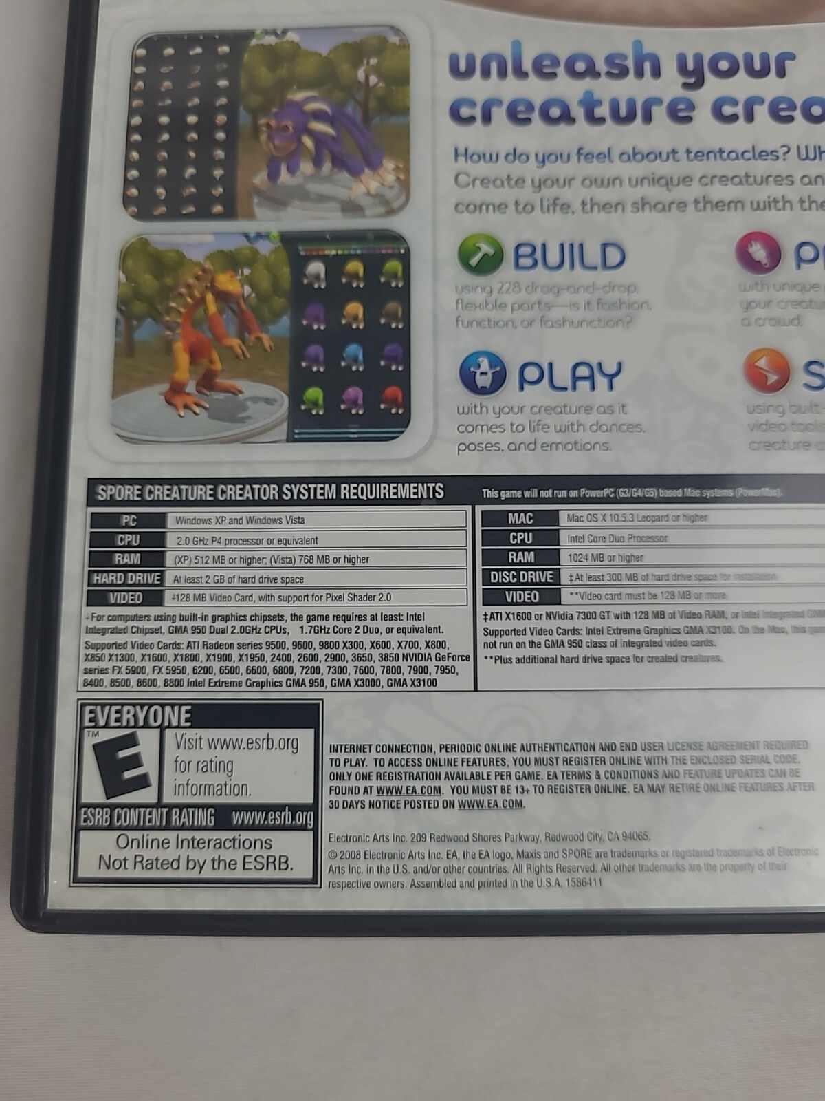 Spore Creature Creator (Windows/Mac, 2008)