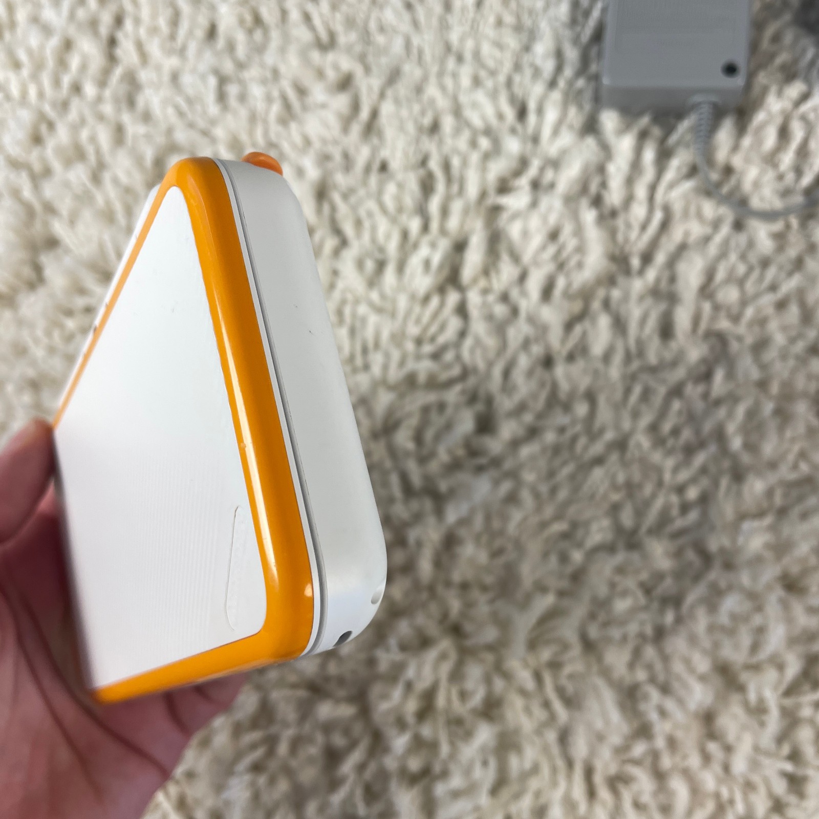 Nintendo 2DS XL Orange And White Handheld Console System JAN-001 Tested