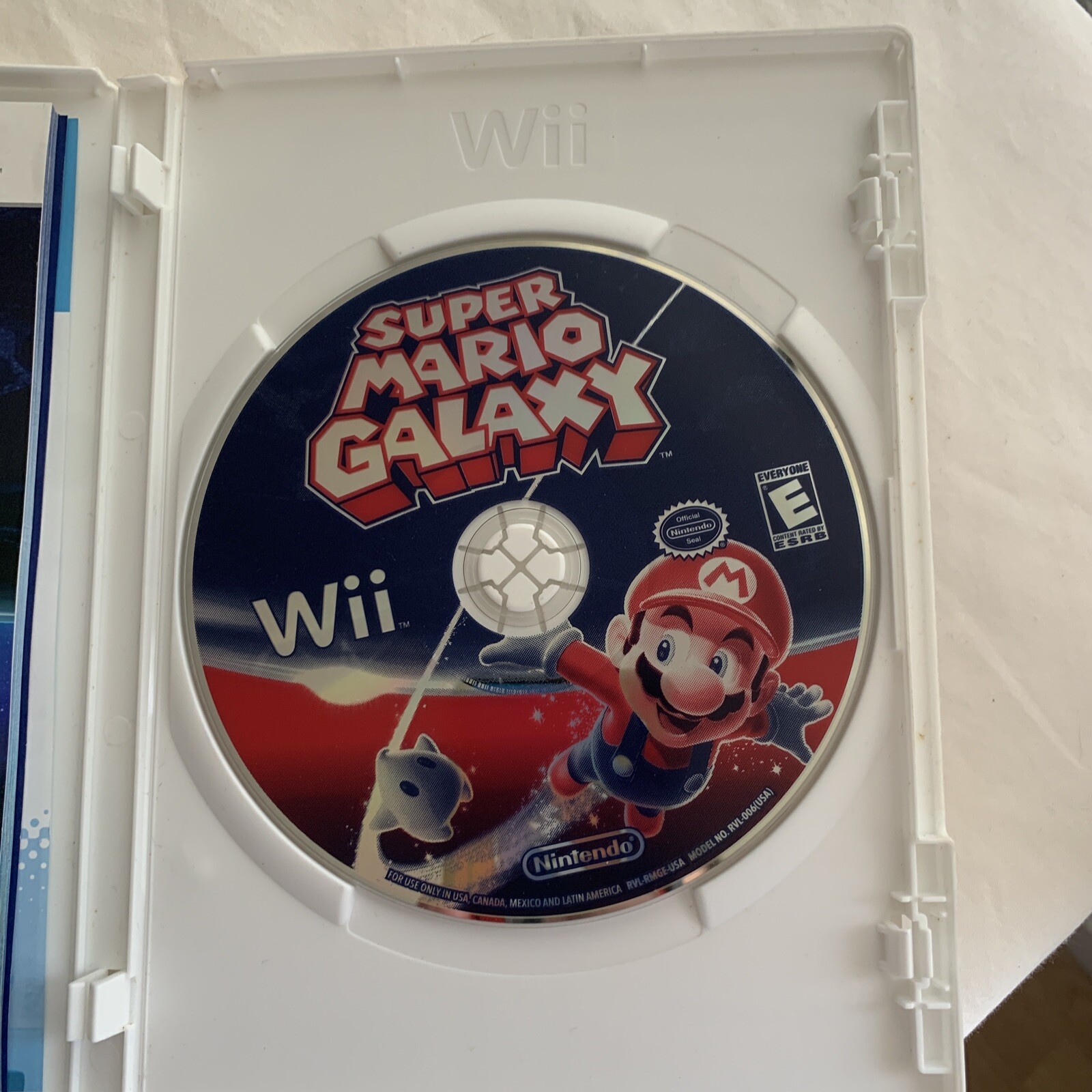 Super Mario Galaxy- ! (Nintendo Wii ) With Manual 🔥
