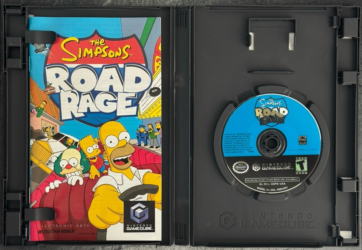 The Simpsons Road Rage Nintendo GameCube CIB Complete with Manual VG – Tested
