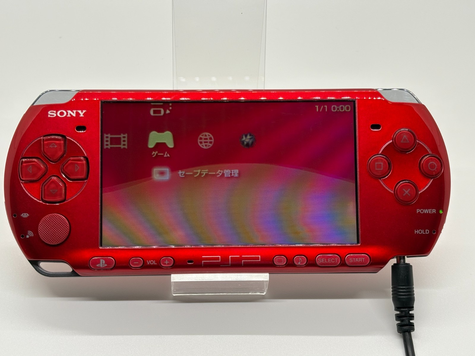 [Excellent] Sony PSP 3000 Radiant Red Tested – Console only or Ready to Play