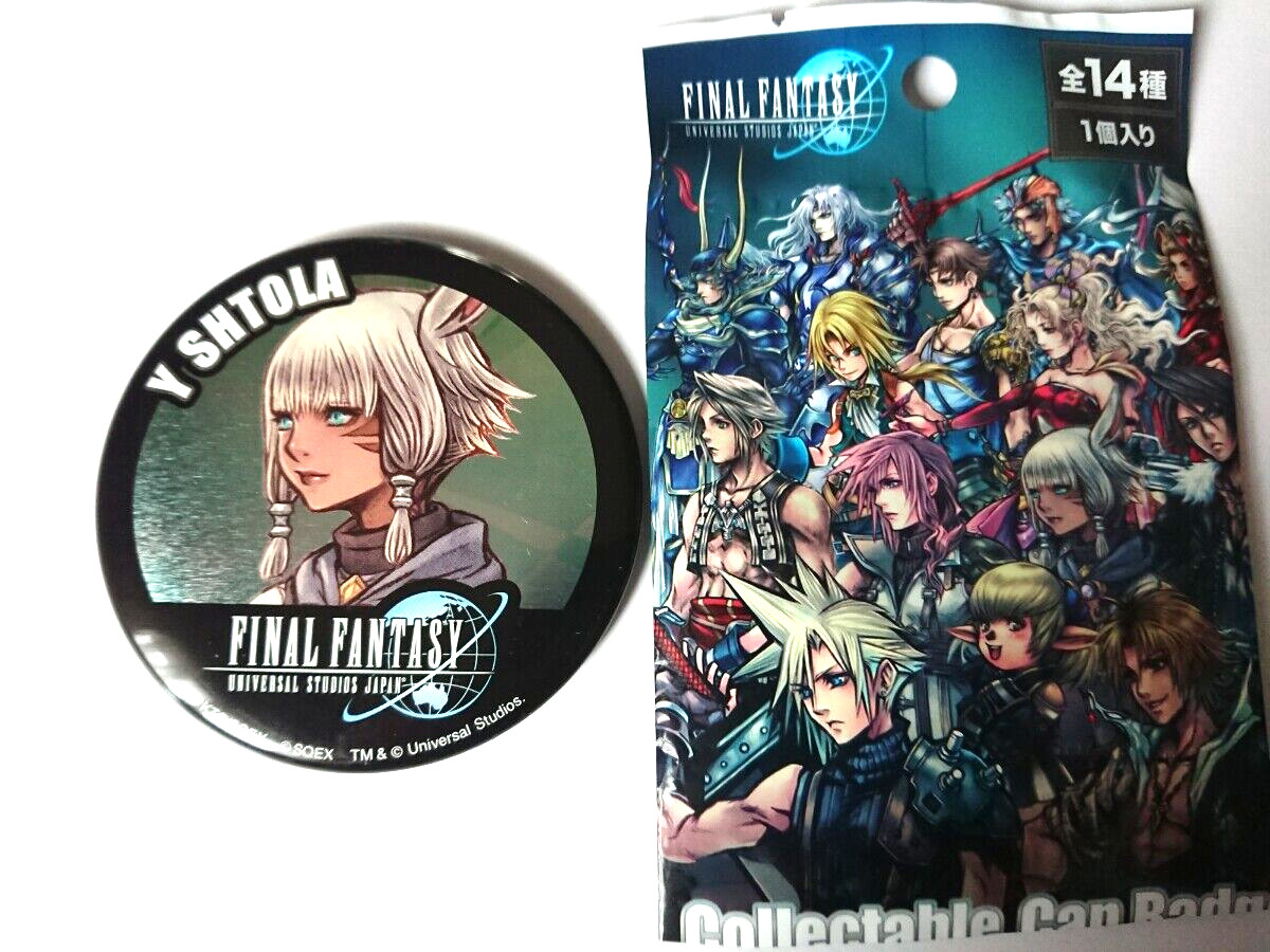 Final Fantasy XIV 14 Y’Shtola Rhul Universal Studios Japan big can badge ff14