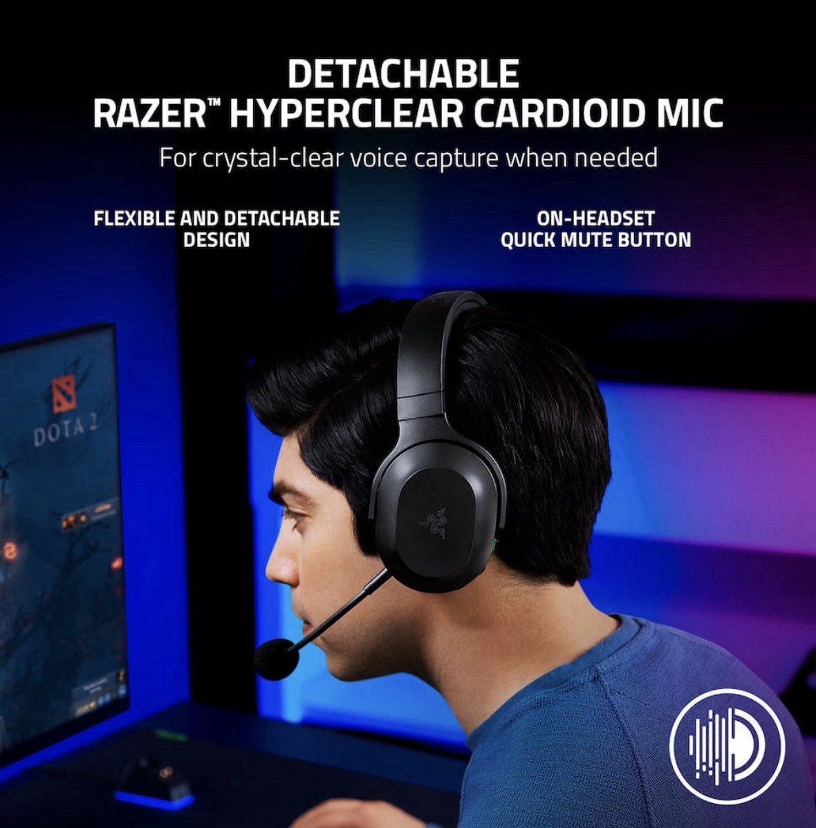 Razer Barracuda X 2022 Wireless Headset PC PS5 Switch Black