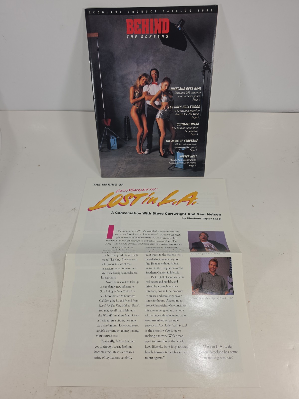 Les Manley In: Lost In L.A. (1991 MS-Dos 3.5″) Accolade – Complete