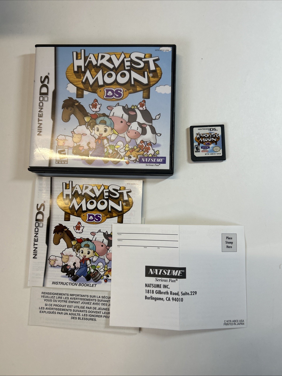 Harvest Moon DS – Nintendo DS CIB Complete Authentic