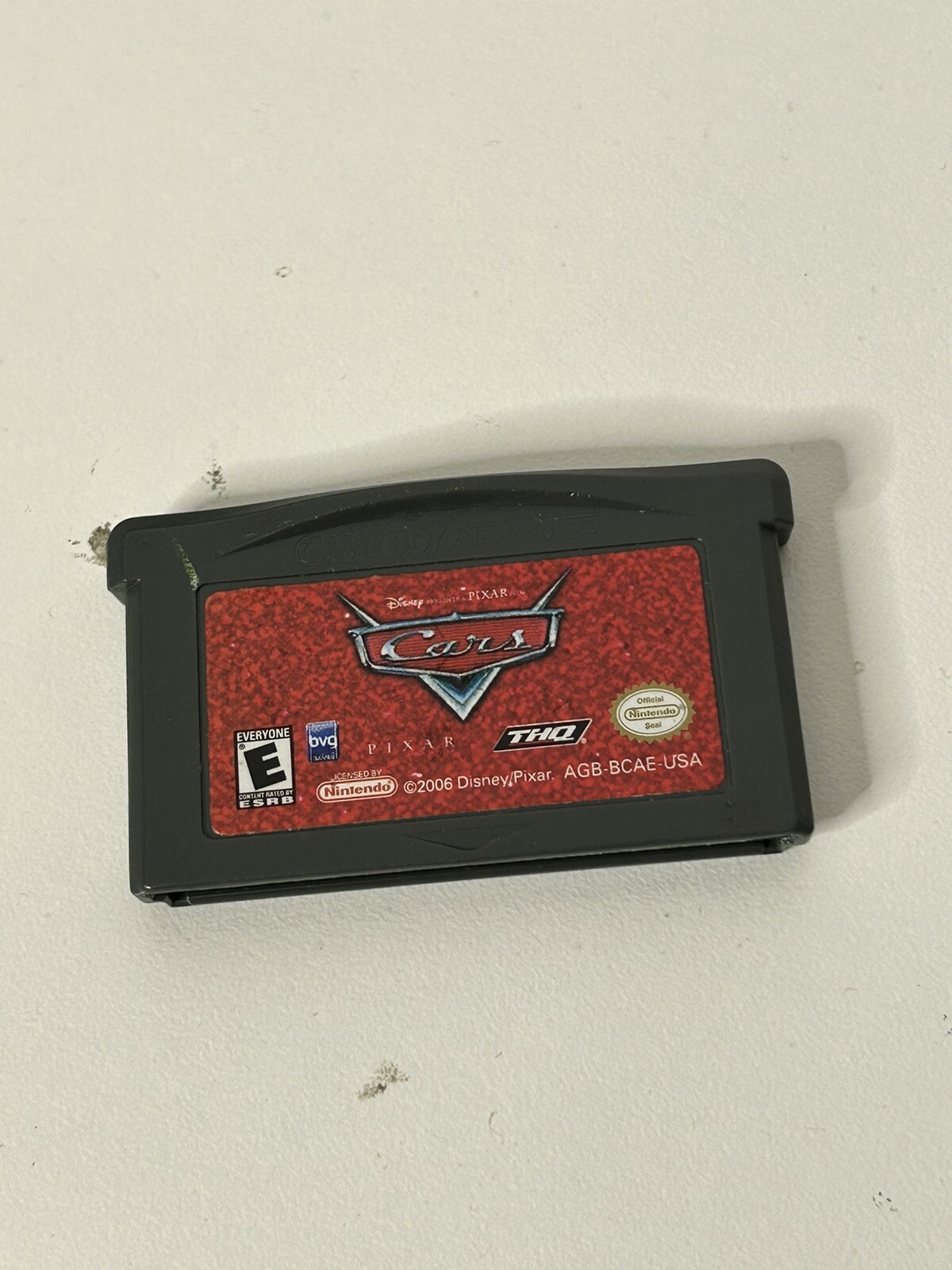 Disney’s Cars Nintendo Gameboy Advance GBA Game Tested Working Authentic