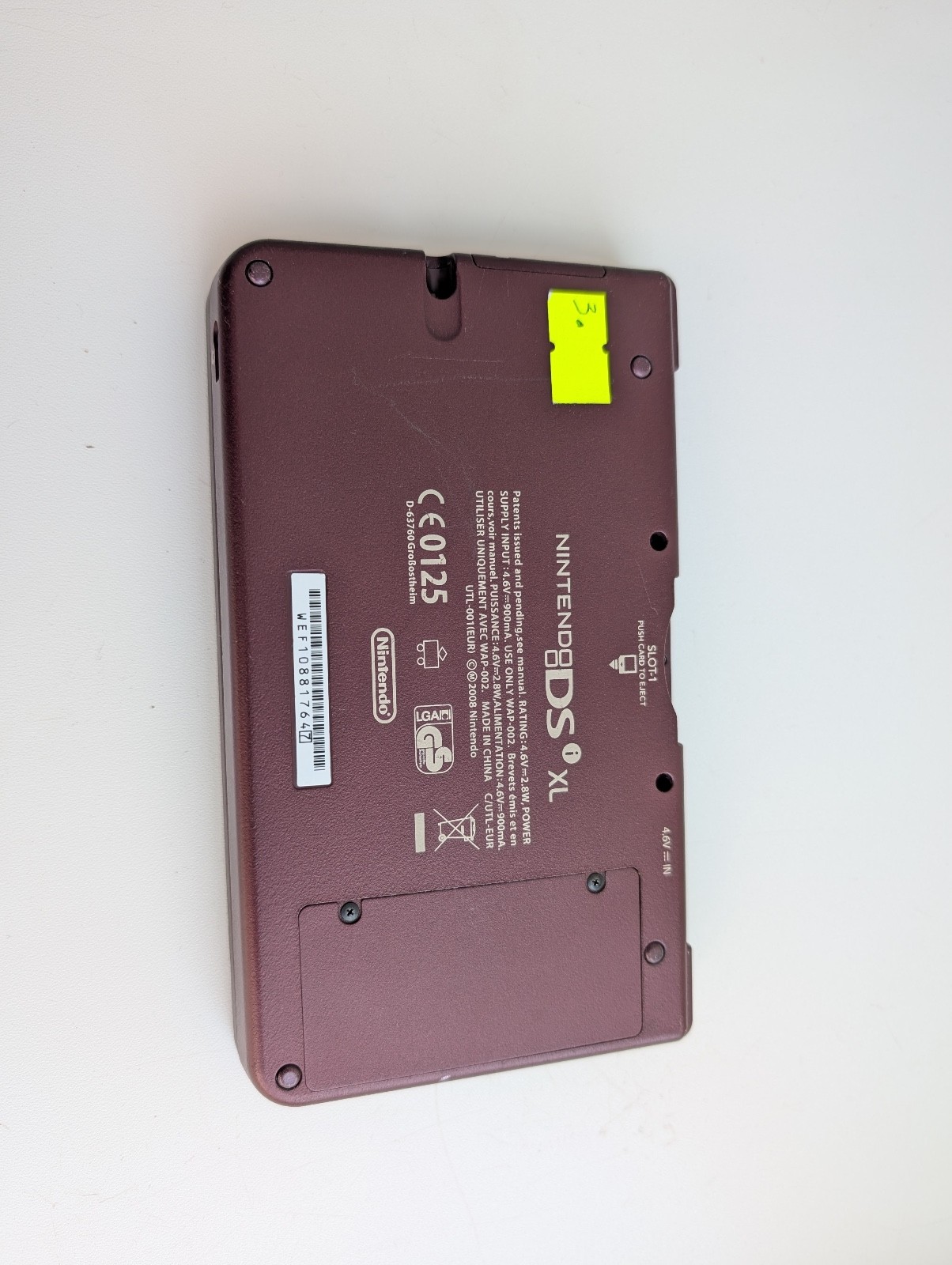 Nintendo DSi XL Burgundy Red Console Fully Working PAL Version Console Only