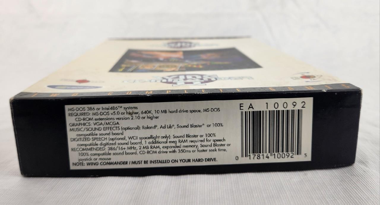Wing Commander I/1 & II/2 PC 1990 Big Box Special CD-Rom Edition Game Complete