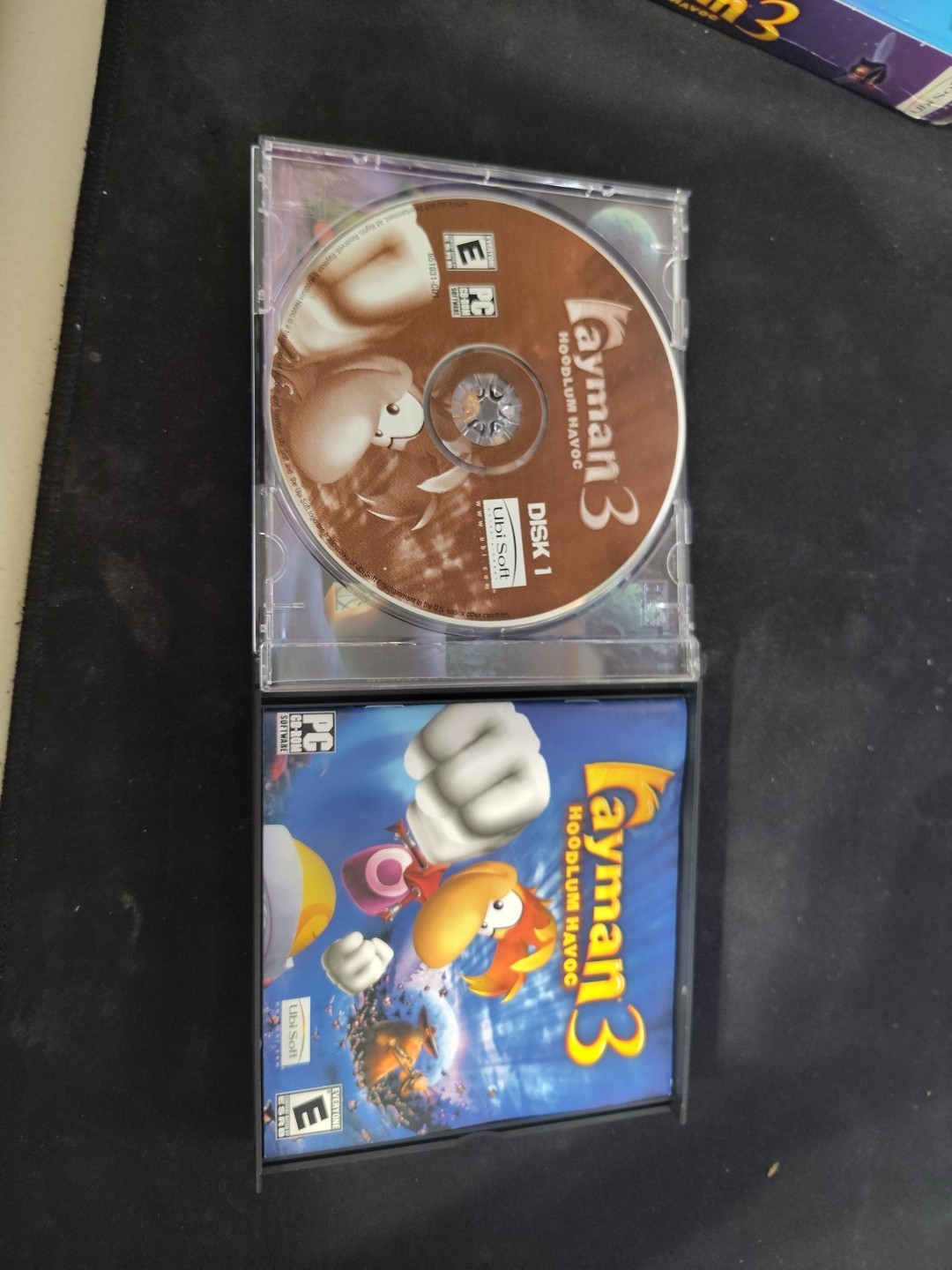 2003 Rayman 3: Hoodlum Havoc PC CD-ROM Computer Video Game Boxed 3 Disc