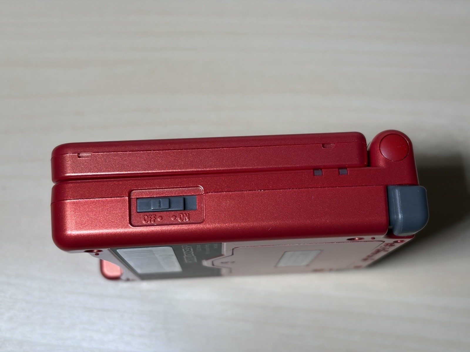 Nintendo GameBoy Advance GBA SP Flame Red Handheld Console Open Box