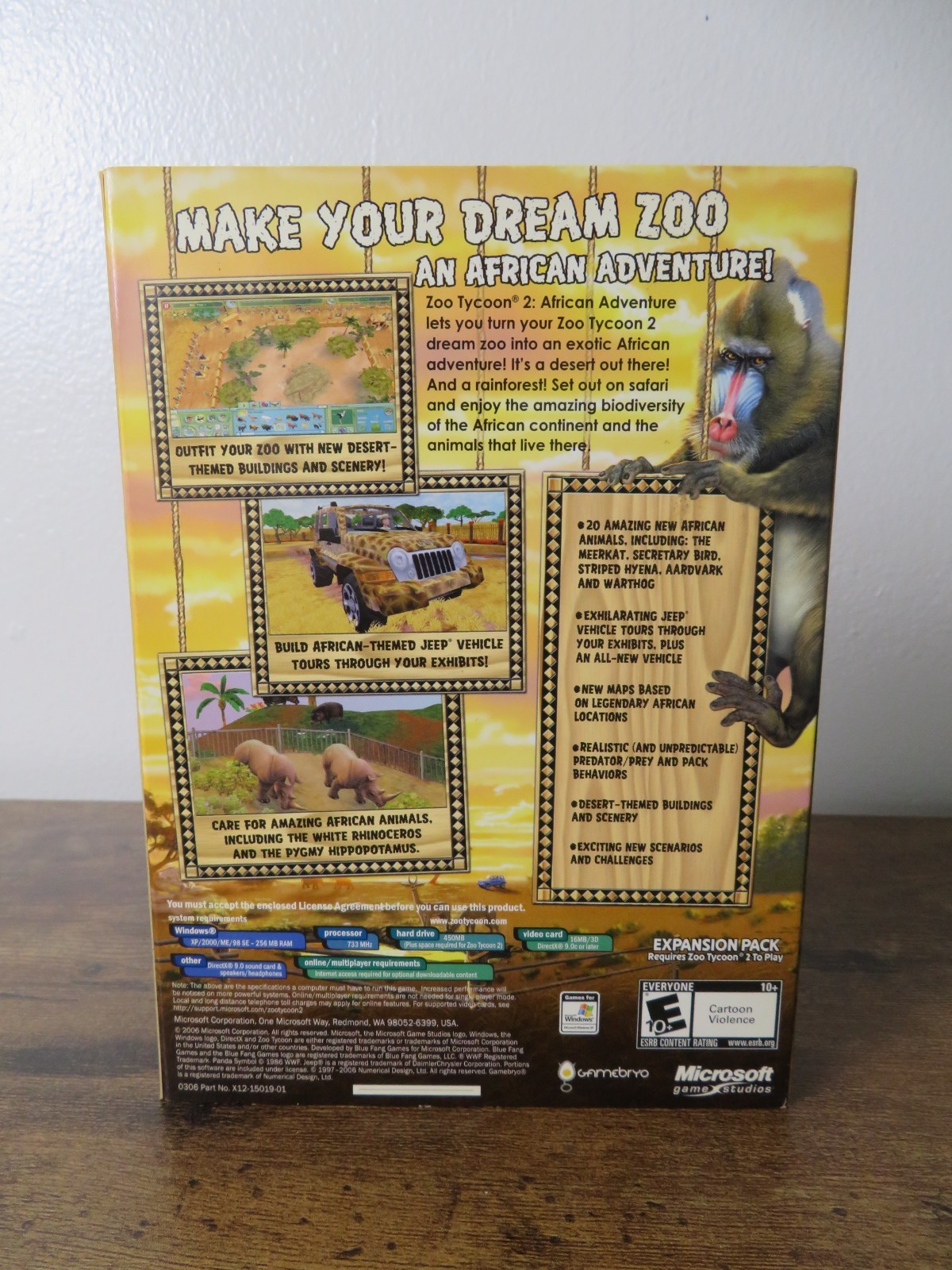 Microsoft Zoo Tycoon 2: African Adventure Expansion Pack – (PC Game)