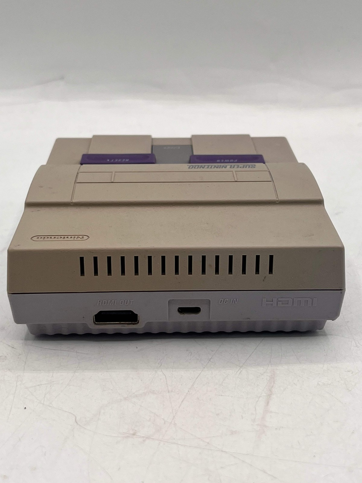 Nintendo Super NES Control Deck CLV-201 Video Game System Silver