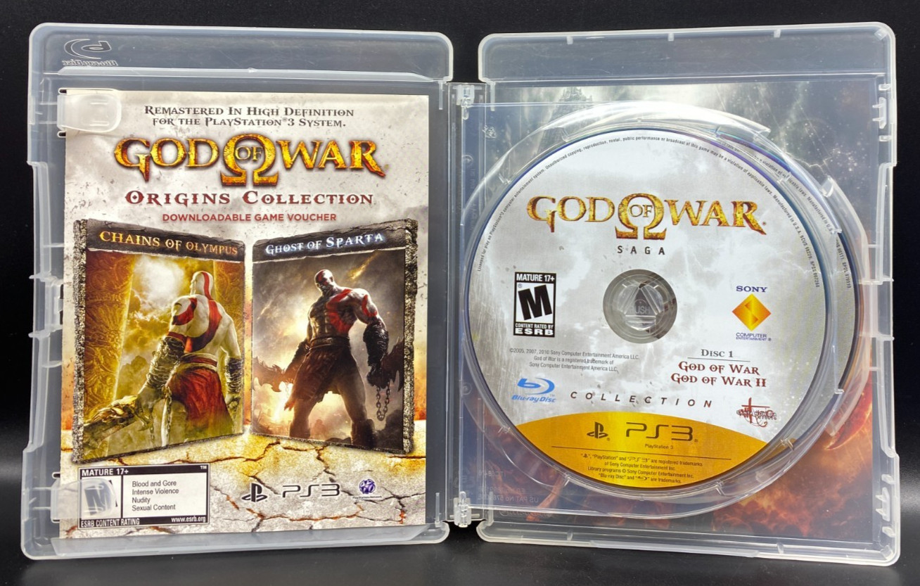 God of War Saga Collection (Sony PlayStation 3, 2010) Complete CIB VG Cond