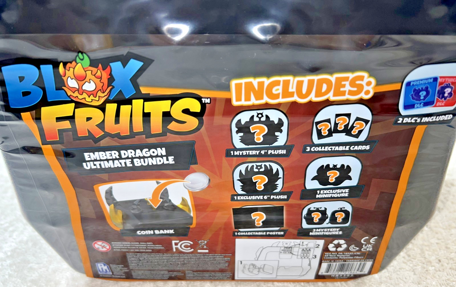 BLOX FRUITS EMBER DRAGON ULTIMATE BUNDLE INCLUDES 12 ITEMS + DLC CODES **NEW**