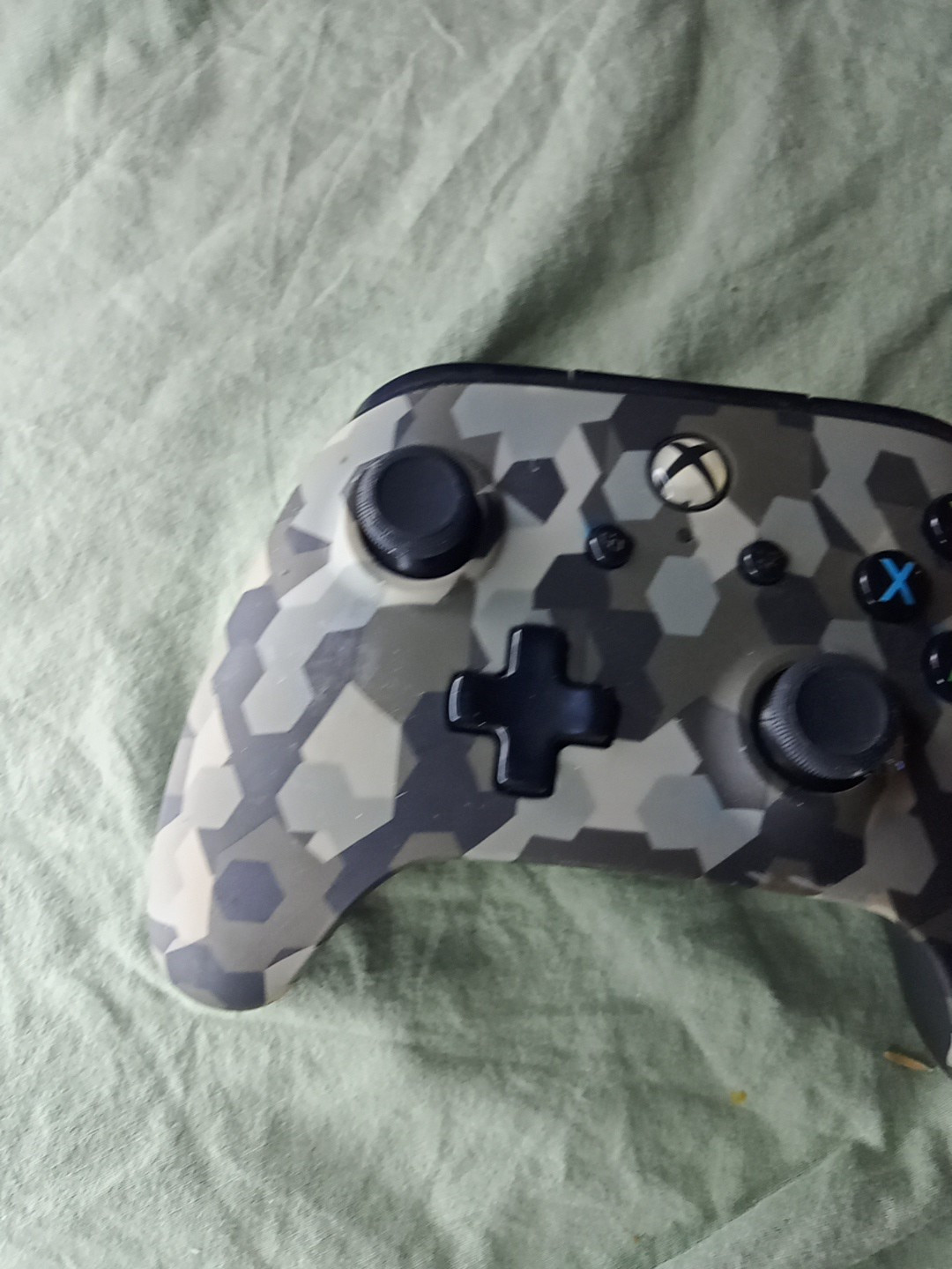 Xbox Power A Black And Gray Camo Model 1508490-01