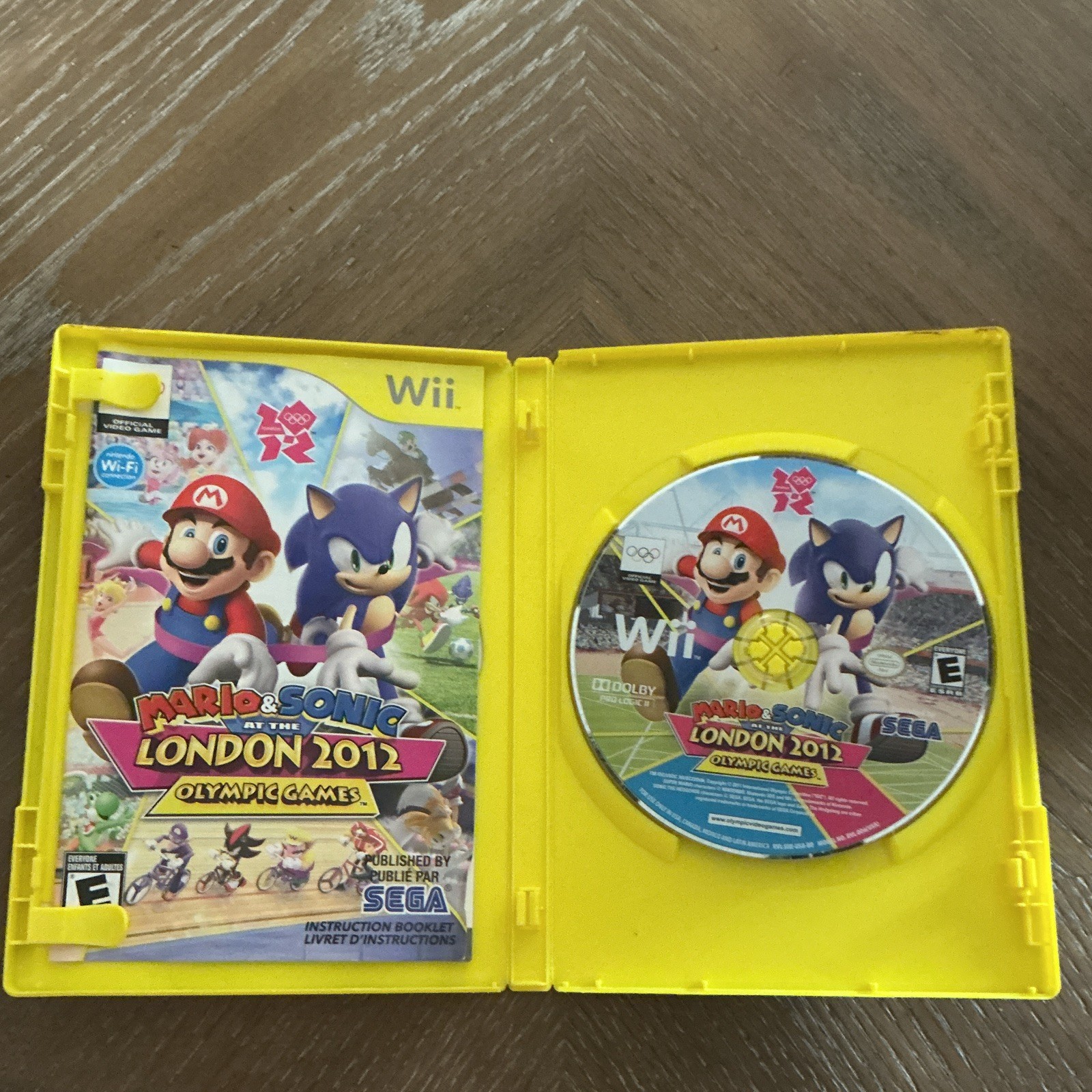 Mario & Sonic London 2012 Olympic Games Nintendo Wii 2011 SEGA E NTSC Online