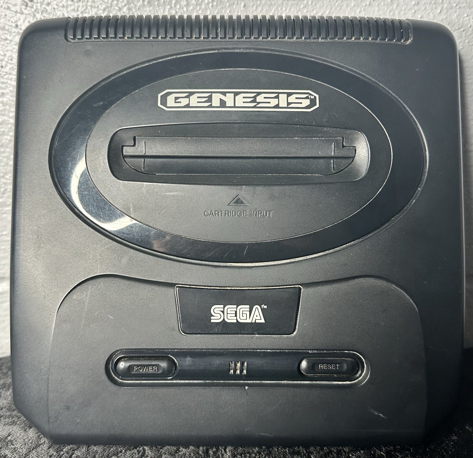 Sega Genesis Model 2 MK-1631 Console & 1 Controller,-Tested Working-NO CABLES