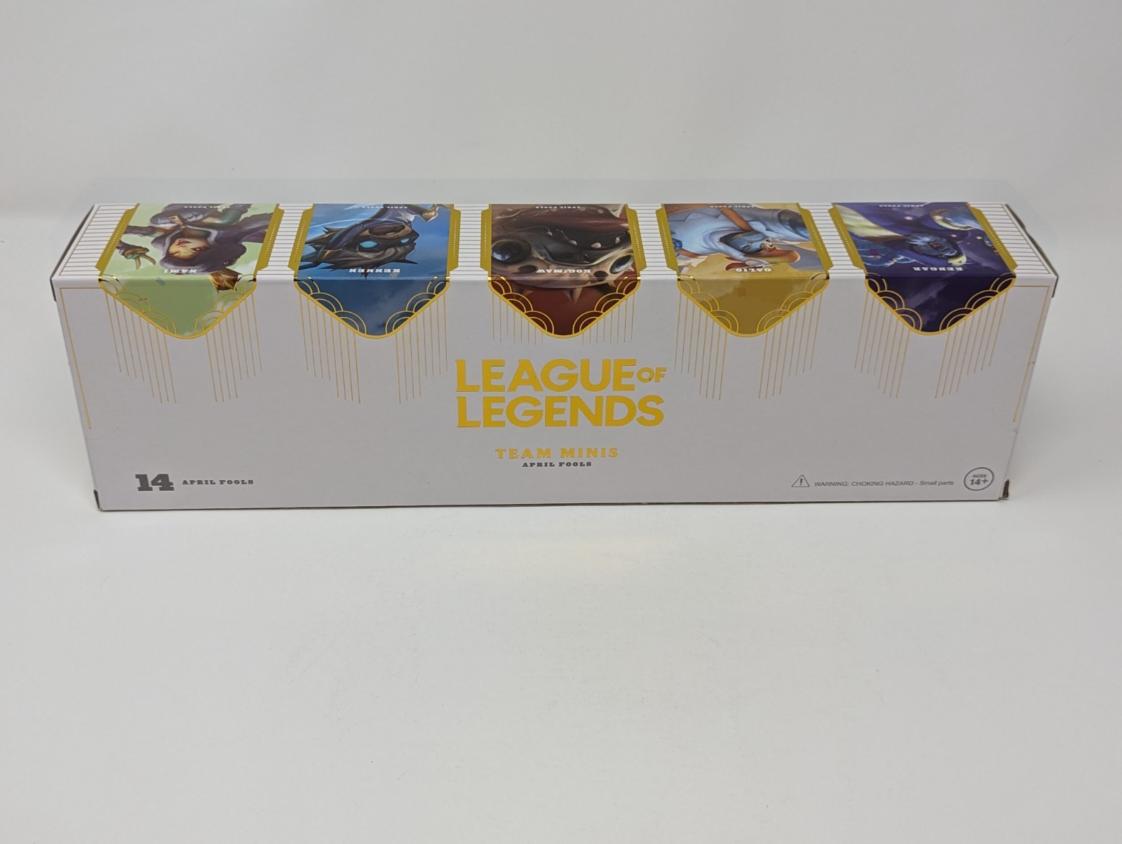 LOL League of Legends April Fools Team Minis Figure Set New Auth Card Retired