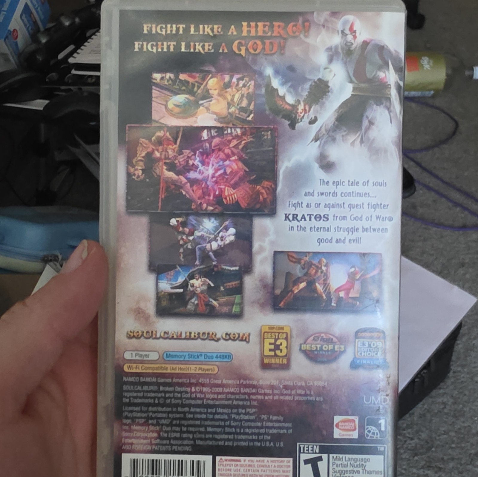 SoulCalibur: Broken Destiny – Sony PSP 2009 T-Teen Fighting Multiplayer