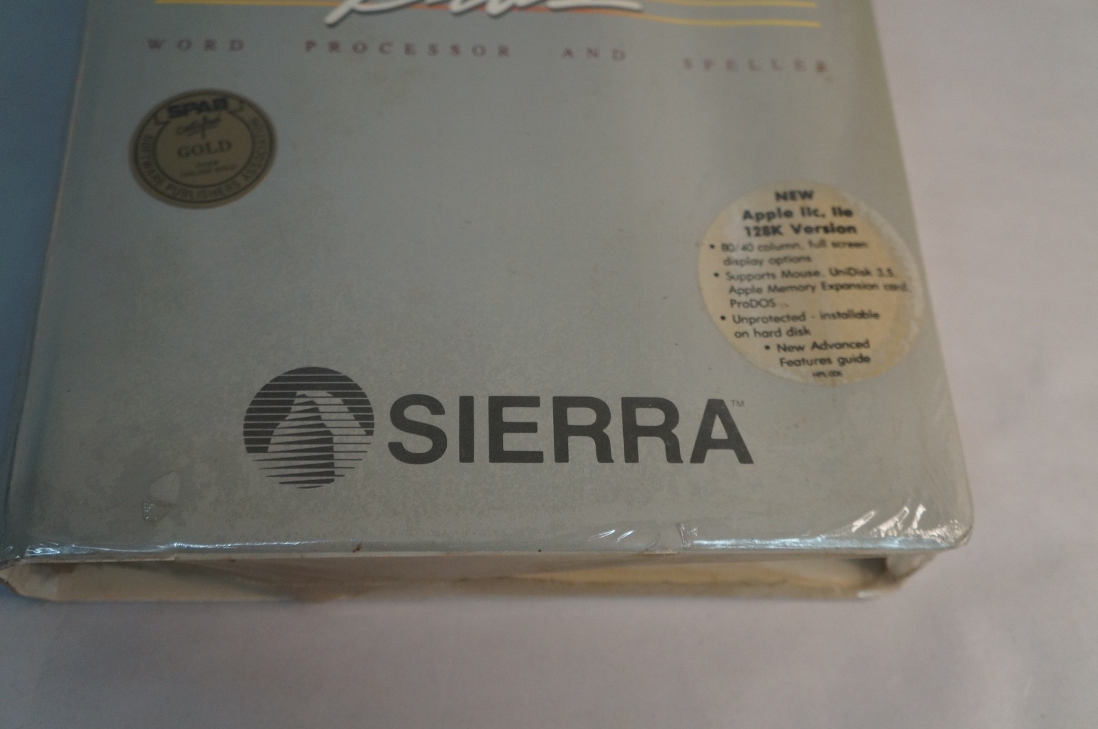 Sierra Homeword Plus 1985 Computer Software Apple IIc, IIe 128K Version SEALED!