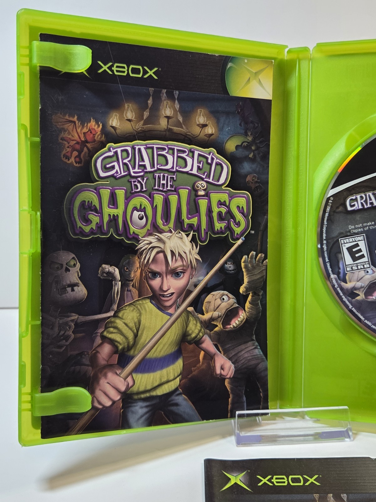 Grabbed by the Ghoulies (Microsoft Xbox, 2003) Complete With Manual,