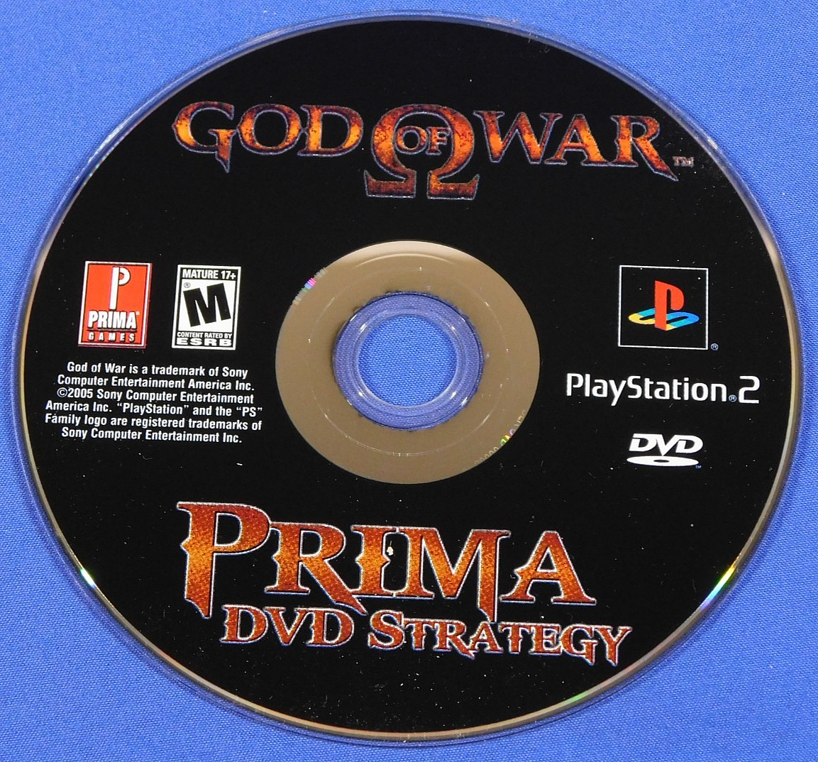 GOD OF WAR 1, 2, 3 GUIDE BOOKS PS2/3 PLAYSTATION LOT W/ART BOOK & DVD