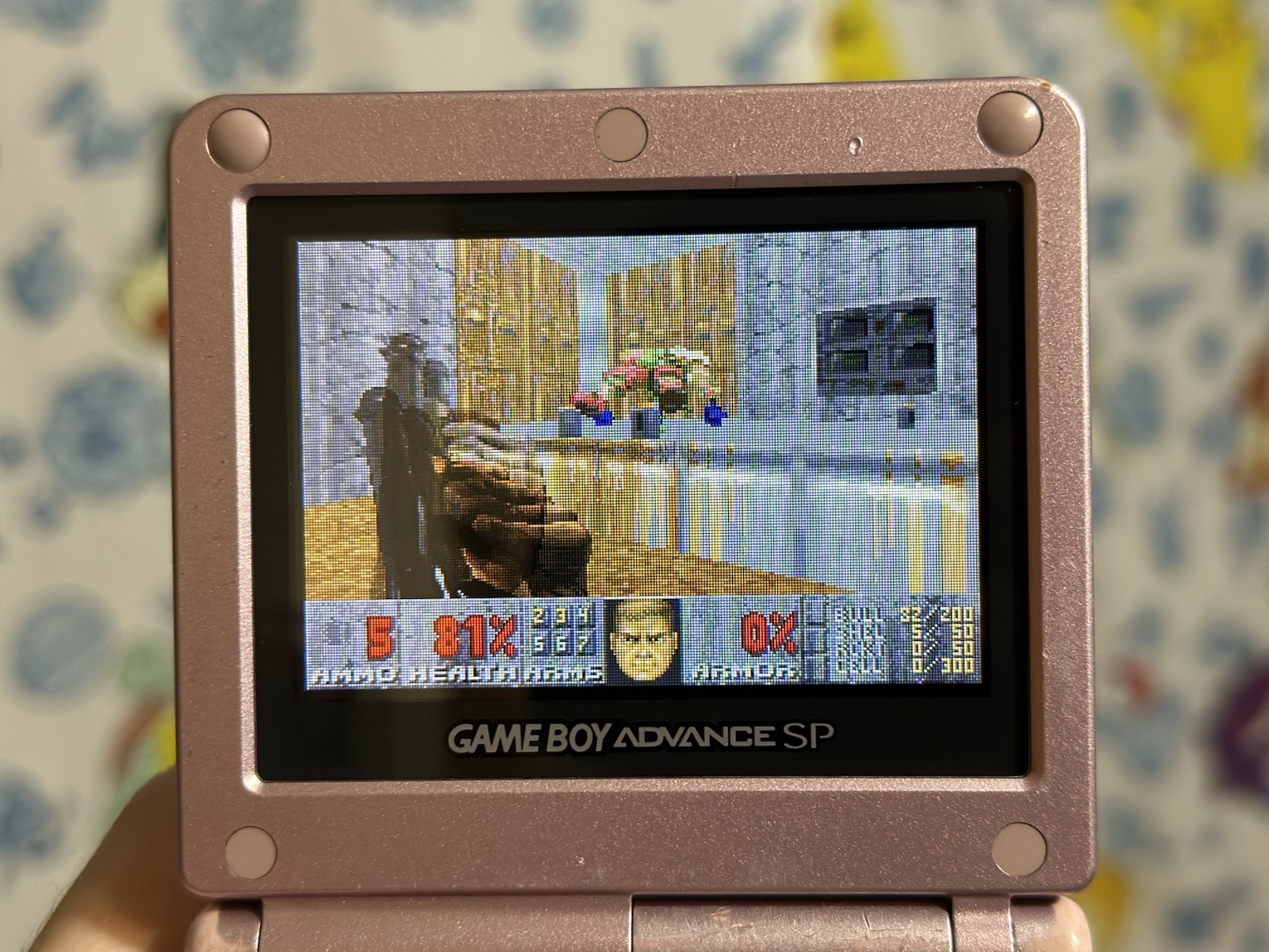 Doom II Nintendo GameBoy Advance Authentic Saves GBA Tested Clean