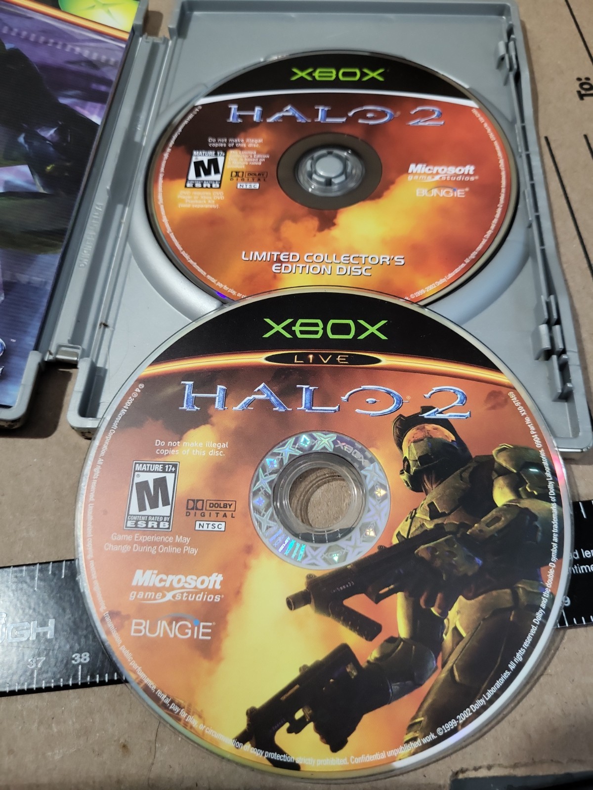 XBOX Halo Combat Evolved & Halo 2 Limited Collectors Edition Pre-owned