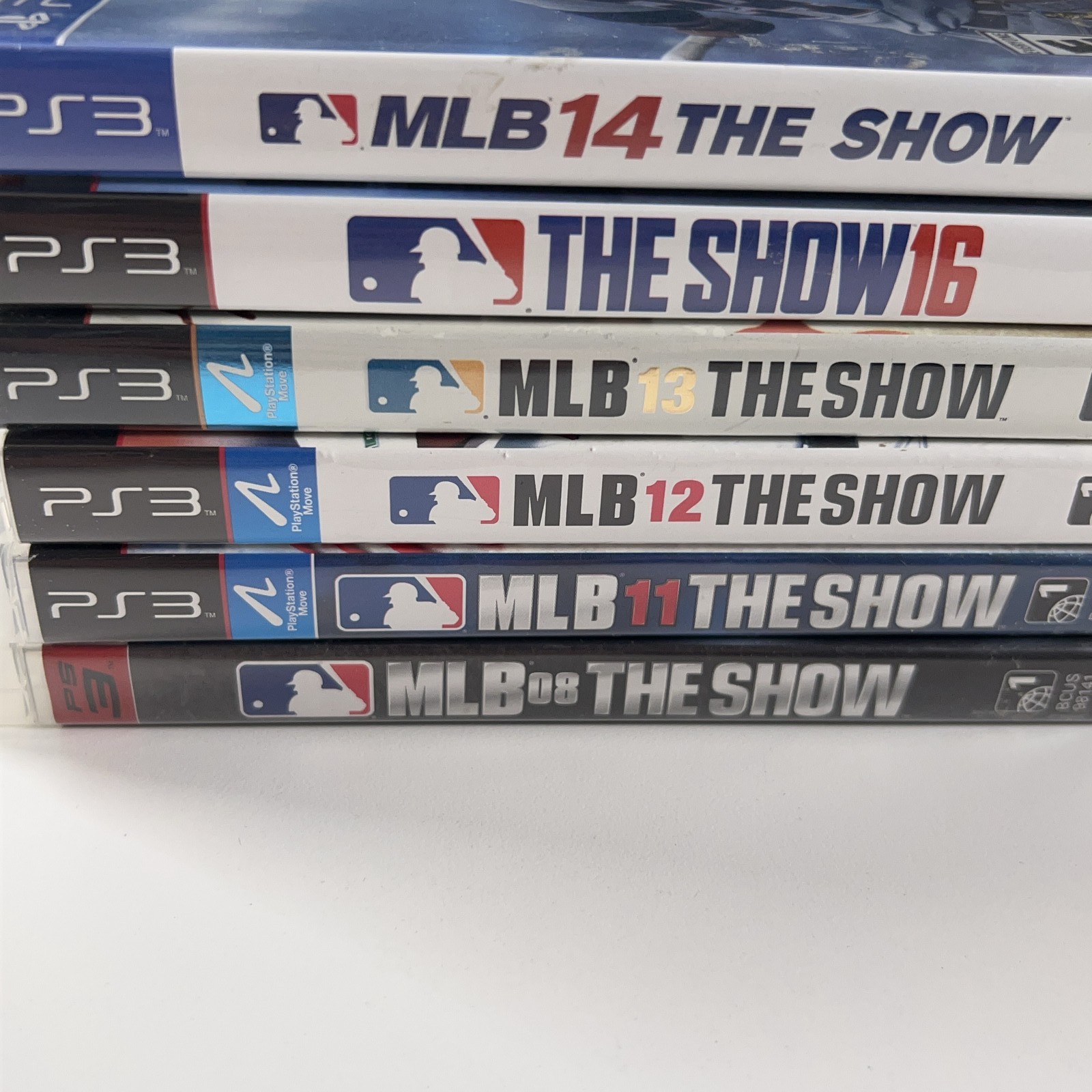 MLB The Show 08 11 12 13 14 16 PlayStation 3 Sony 6 Game Lot TESTED