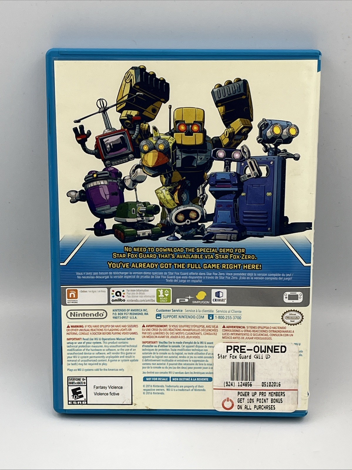 Star Fox Guard (Nintendo Wii U, 2016)